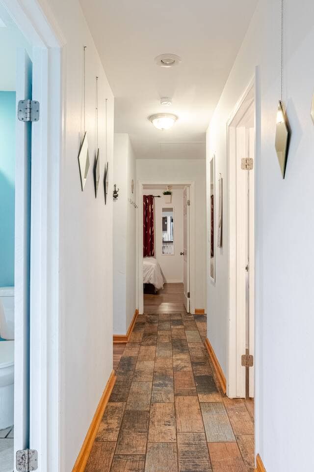 Hallway leading to the bedrooms